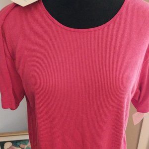 Red Cotton Top | Size L